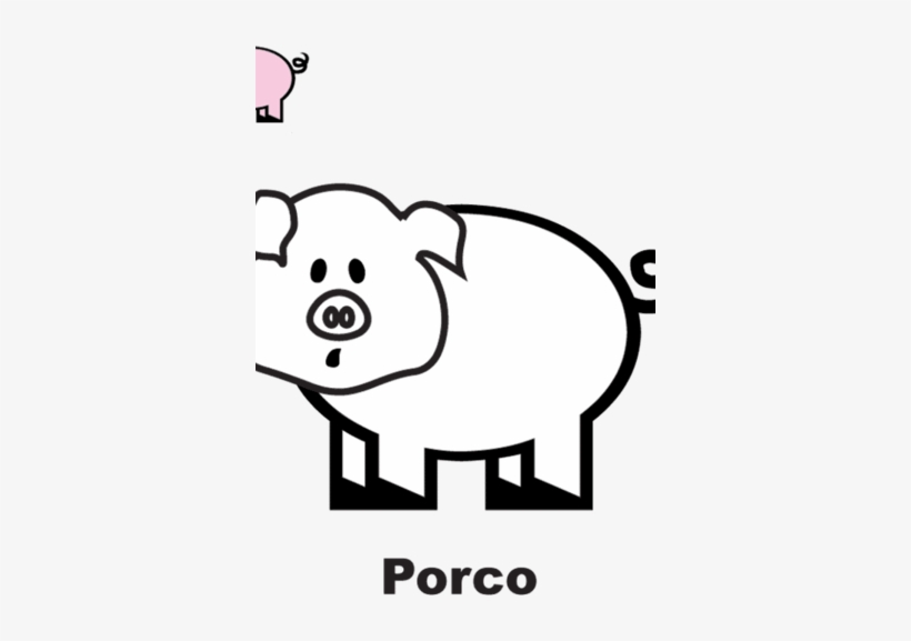Desenho De Porco Facil, transparent png download