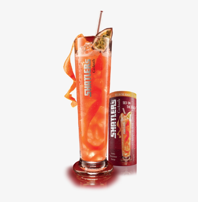 The Sex On The Beach Is A Vodka Based Cocktail With - Shatler ́s Cocktail Paket Sex On The Beach (5x0,2l), transparent png download