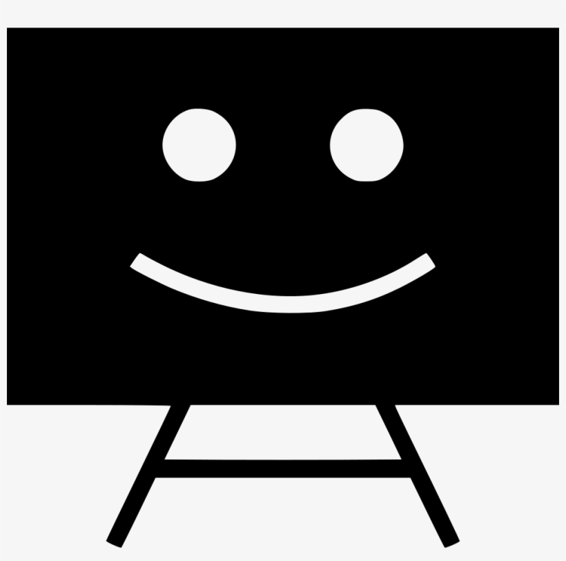 Chalk Board Smile Comments - Icon, transparent png download