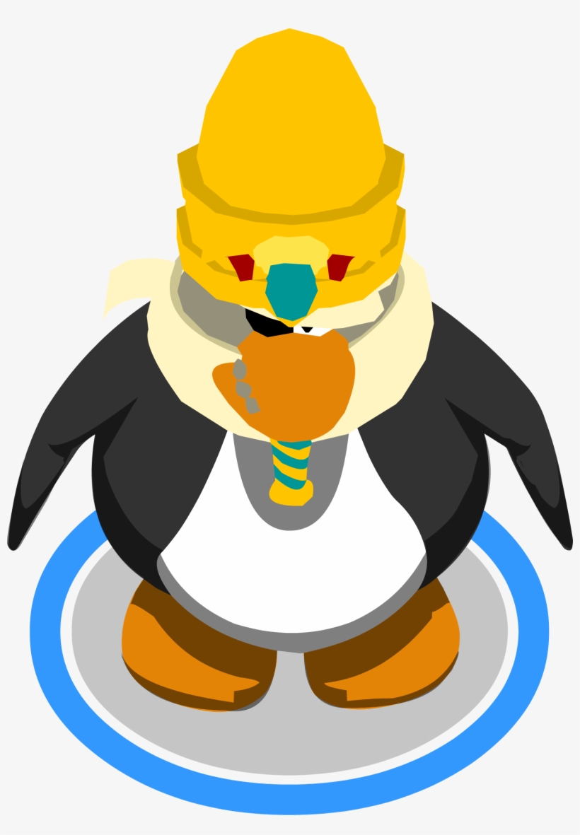 Tomb King Hat In-game - Club Penguin Gold Medal, transparent png download