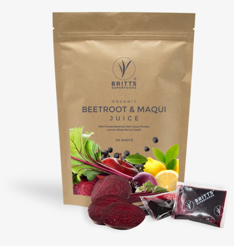 Organic Beet & Maqui Juice - Beetroot, transparent png download