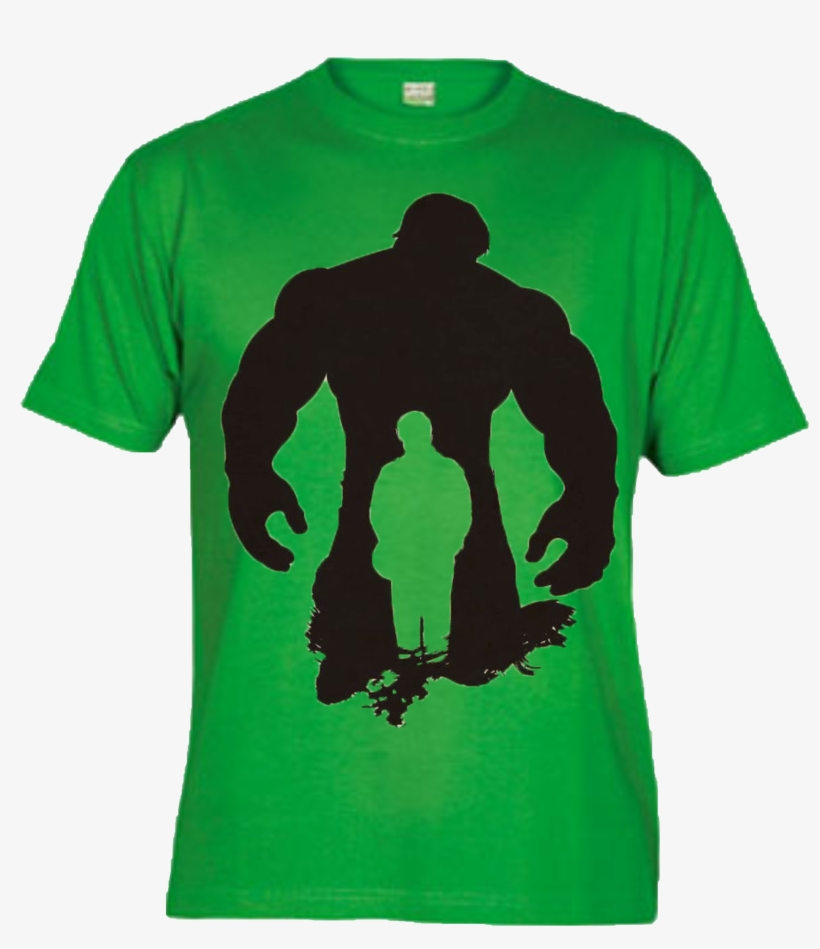 Camiseta Verde Hulk Banner - Lonely Man, transparent png download