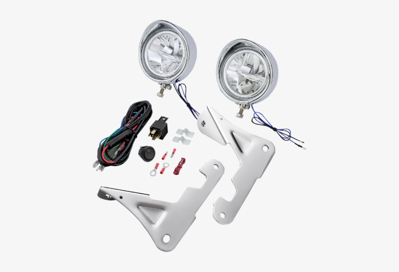 Show Chrome Pair Led Motorcycle Driving Lights 98-18 - Show Chrome 53-457l Light Bar Elip Vt750 Led, transparent png download