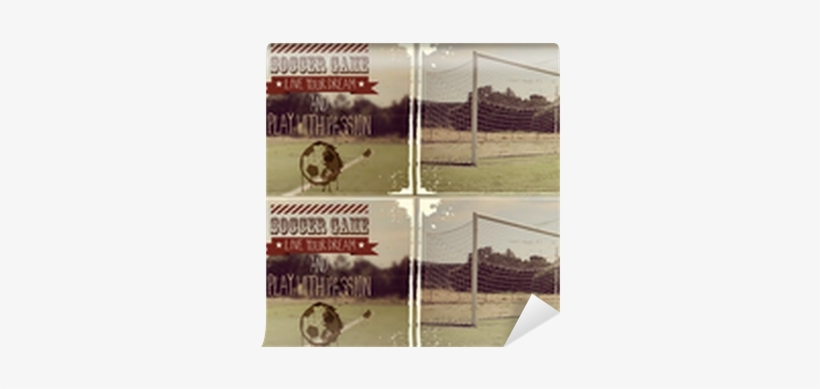 Soccer Typography Quote Vintage Banner Wallpaper • - Net, transparent png download