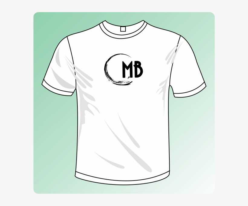 Camiseta Blanca Mb Big - Drums, transparent png download