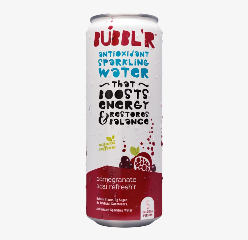 Pomegranate Acai Refresh'r - Bubbl R, transparent png download