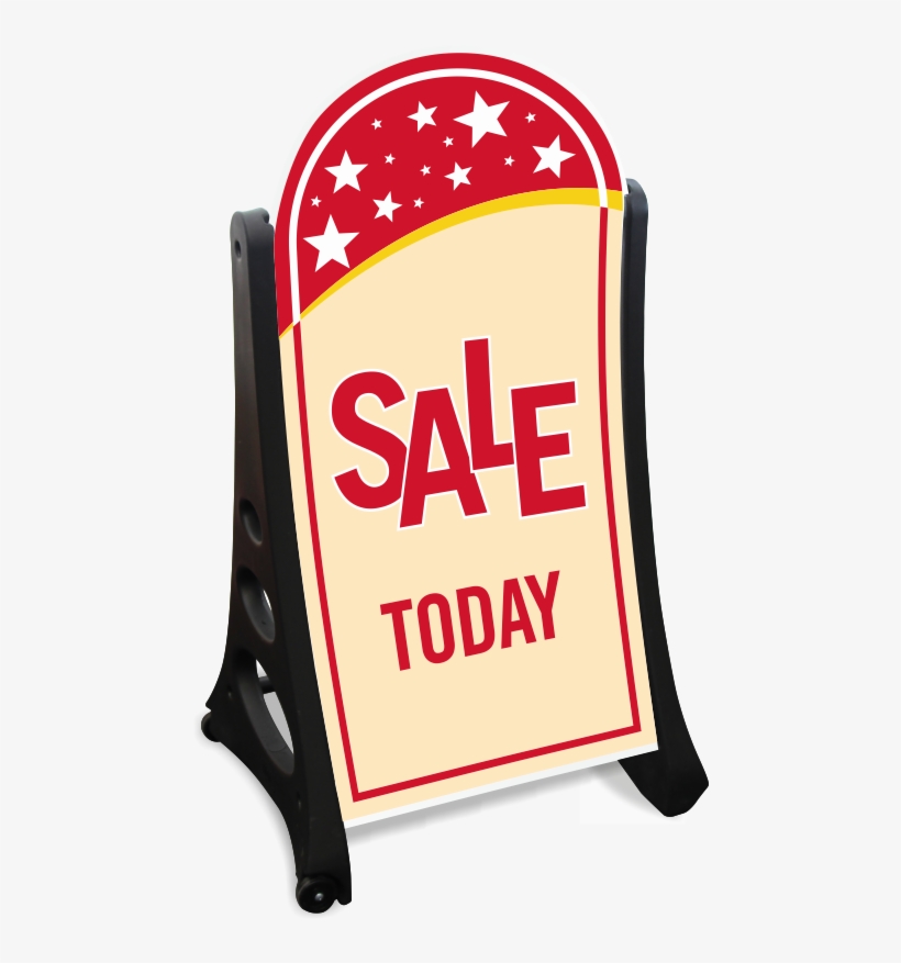 Sale Today A-frame Portable Sidewalk Sign Kit - One 30.06 Panel, One 30.07 Panel And One A-frame Sign,, transparent png download