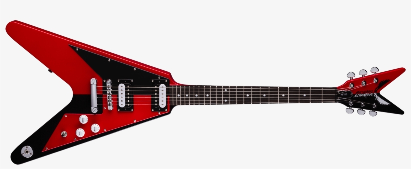 Dean Guitars Image - Dean Michael Schenker Red And Black, transparent png download