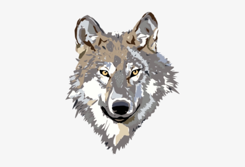 Image Gray Wolf Clip Art 9dc4brkdce Png Animal Jam - Wolf Head Clipart Transparent, transparent png download
