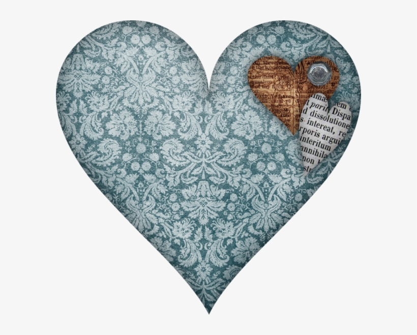 Coeur,tube,png - Vintage1 Clutch Rectangle Car Magnet, transparent png download