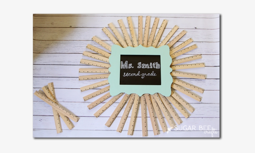 Teacher Classroom Ruler Burst Sign - Ruler, transparent png download