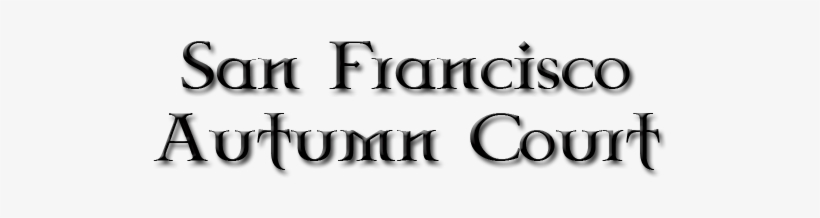 Autumncourtbanner - Calligraphy, transparent png download