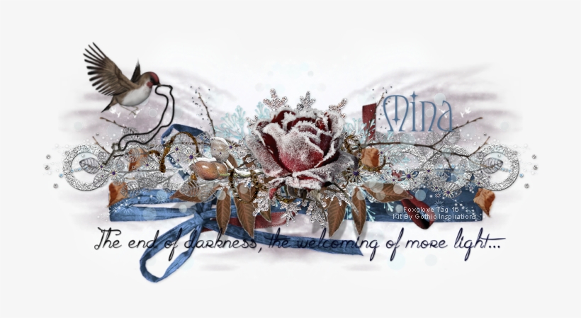 Wintersolsticecluster Pspimagemina - Rose With Frost On It Shower Curtain, transparent png download