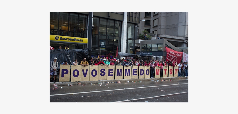 Pelo Direito À Moradia, Mtst Ocupa Prédio Da Presidência - São Paulo, transparent png download