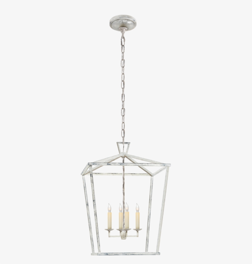 Darlana Medium Lantern In Old White - Visual Comfort E. F. Chapman Darlana Medium Lantern, transparent png download