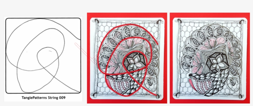 Zentangle Along The Strings - Sketch, transparent png download