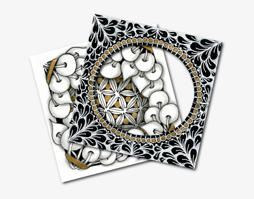 Twelve Days Of Zentangle - Circle, transparent png download
