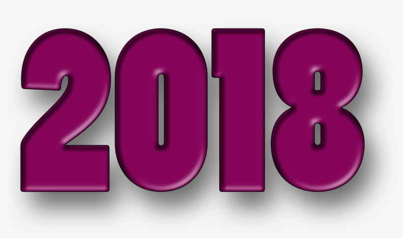 Happy New Year 2018 Hd Greetings - 2018, transparent png download