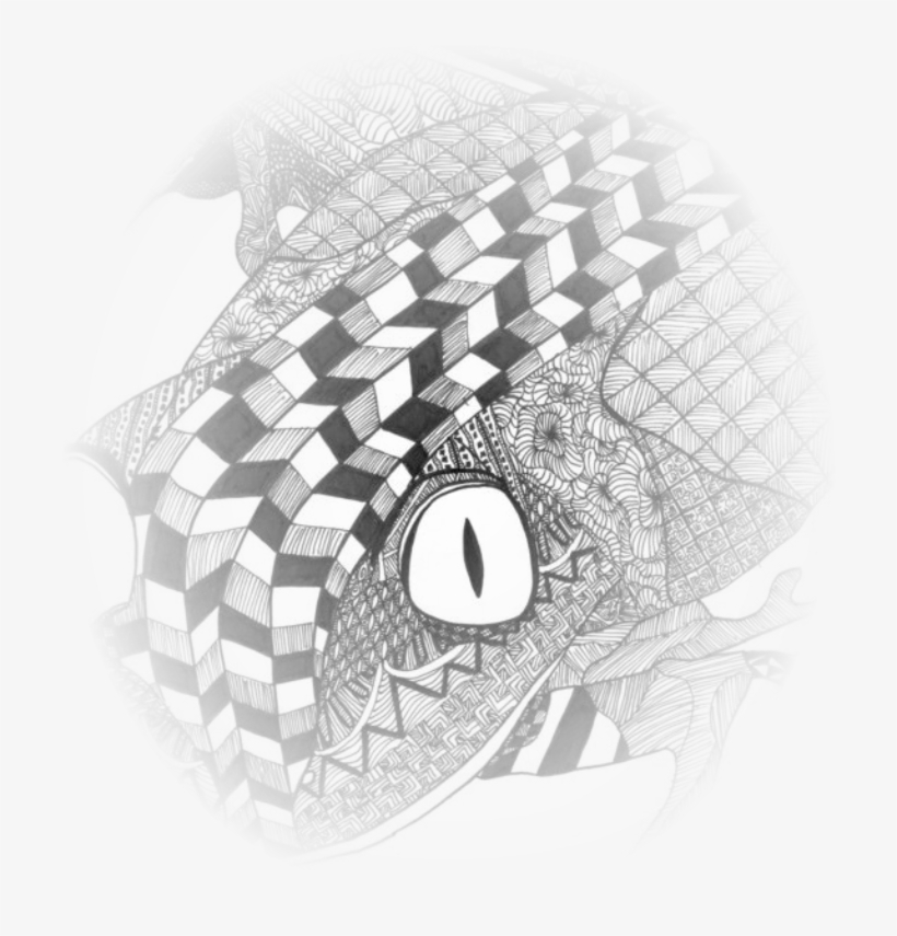 Is A Young Student With A Vision For Patterns, Shapes, - Monochrome, transparent png download