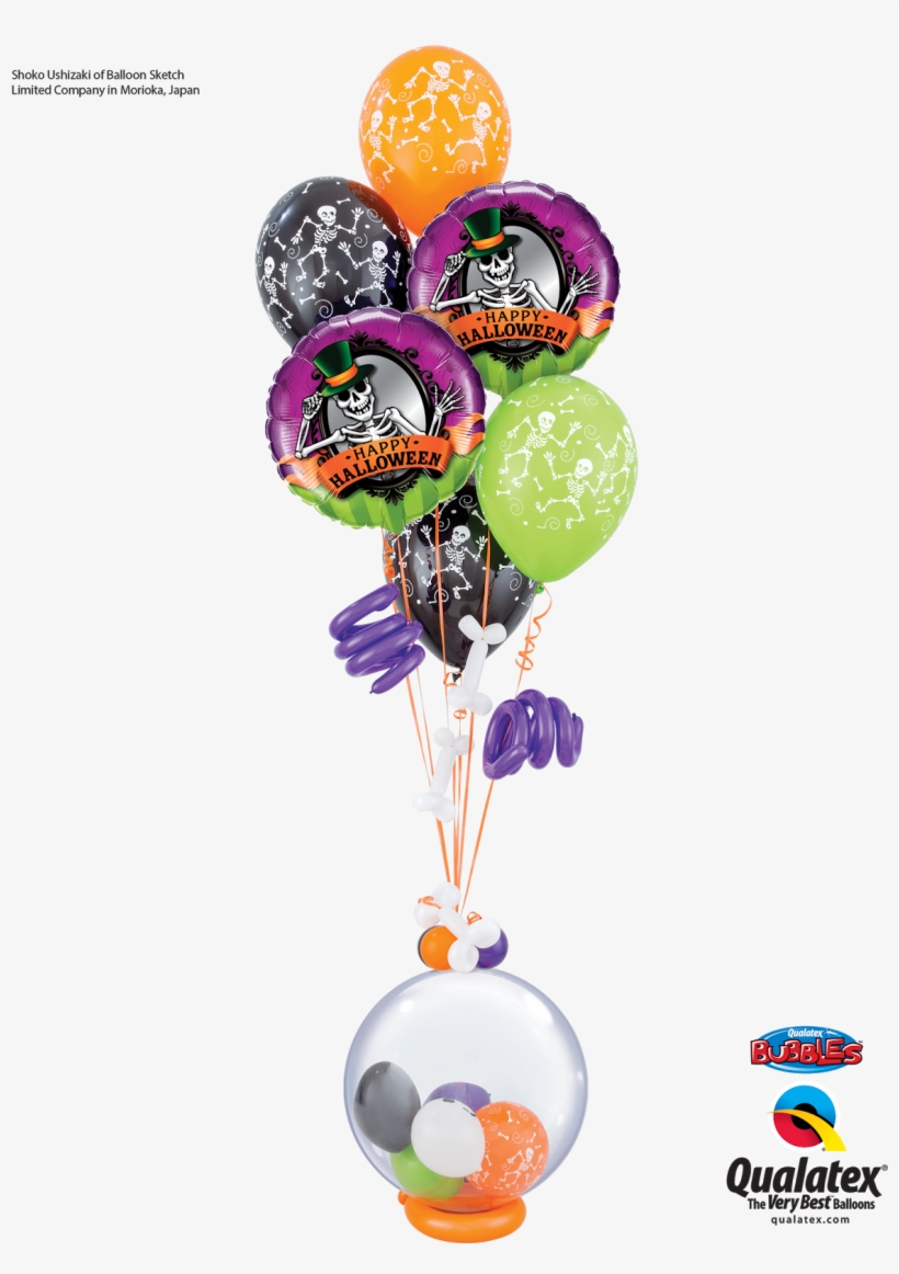 Shake Up Any Party With This Design Featuring The "halloween - Qualatex Halloween Balloons 2017, transparent png download