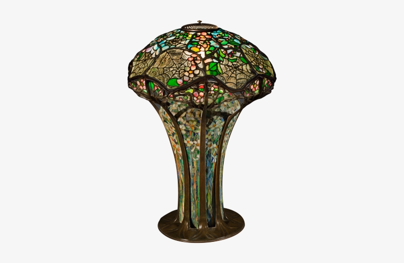 Cobweb Shade, Mosaic Floral Base - Stained Glass, transparent png download