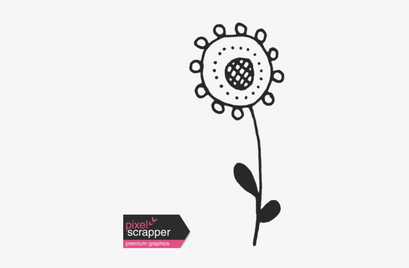 Work Day - Zentangle Doodles - Flower - Digital Scrapbooking, transparent png download