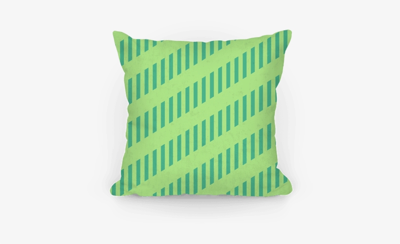 Lime Green Diagonal And Vertical Throw Pillow Human - Escuela Secundaria Tecnica, transparent png download