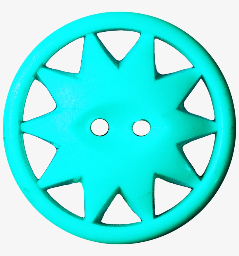 Button With Ten-pointed Star Inscribed In A Circle, - Education, transparent png download
