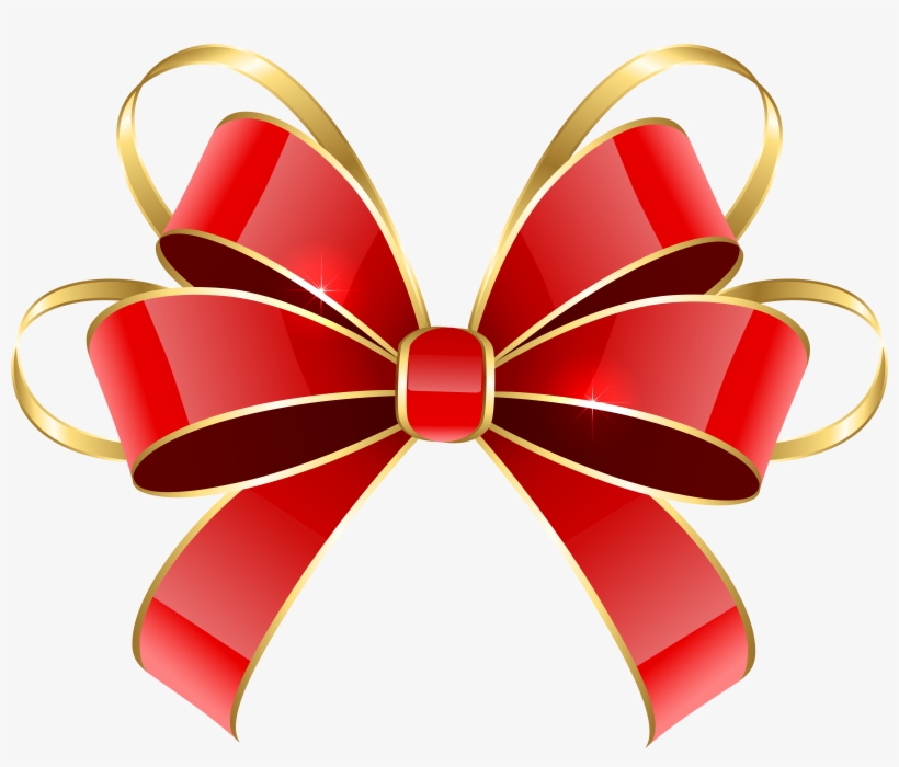 Gold Ribbon Bow Png, transparent png download