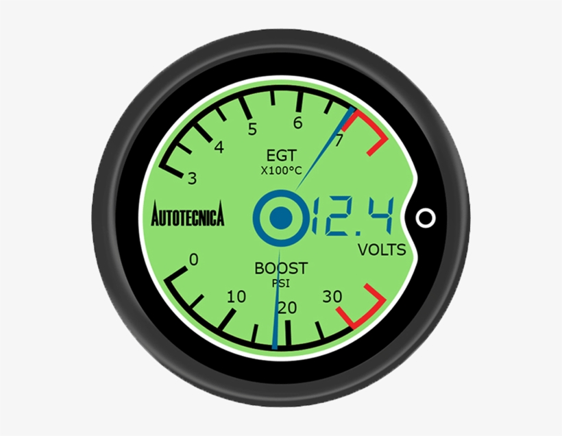 3 In 1 Lcd Gauges - Oil Pressure And Volt Gauge, transparent png download