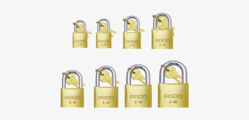 Cadeado De Latão Pado E-50 50 Mm, transparent png download