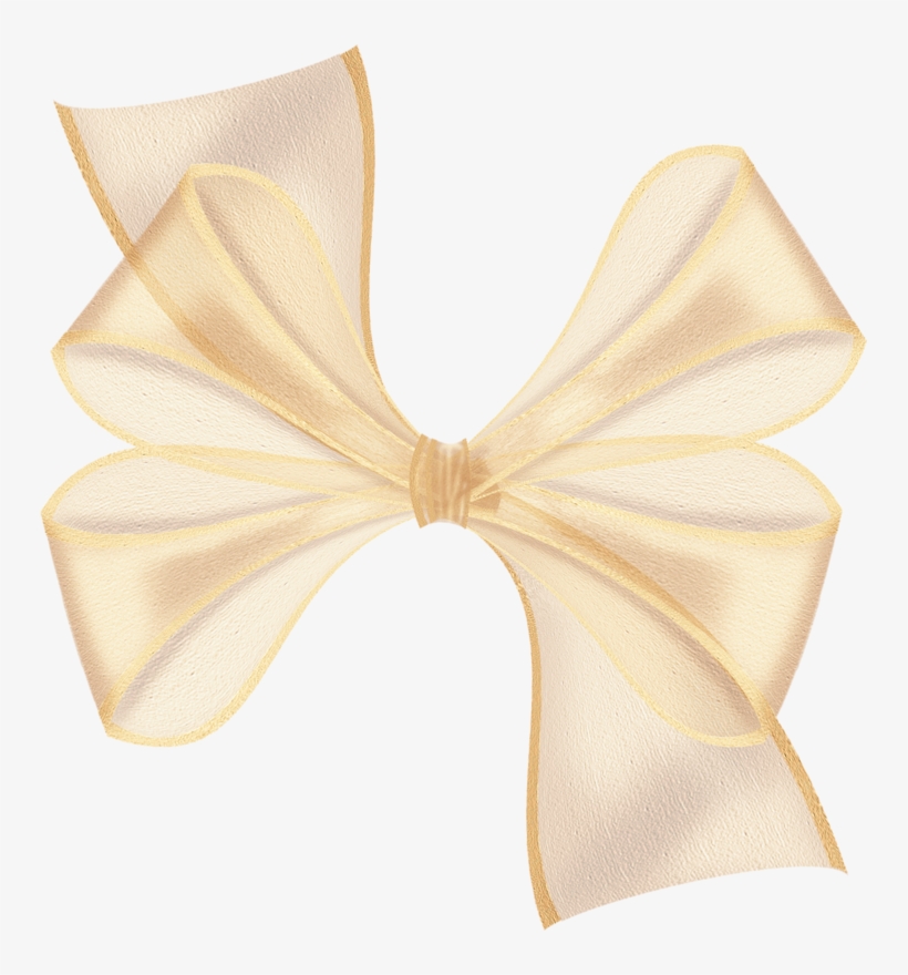 Peach Mq Ribbon Bow Ribbons Pastel Decorate - Shoelace Knot, transparent png download