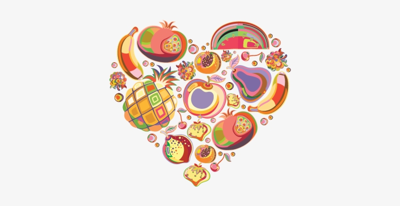Fruit Pop Heart Decorative Sticker - Granada Phone Case - Samsung Galaxy S5, transparent png download