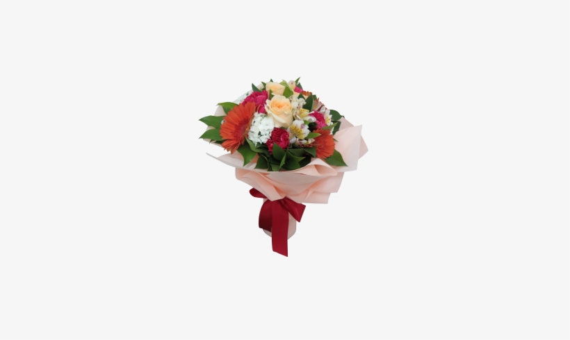 Champagne Roses, Orange Daisies, With Carnation In - Miiv Flora, transparent png download