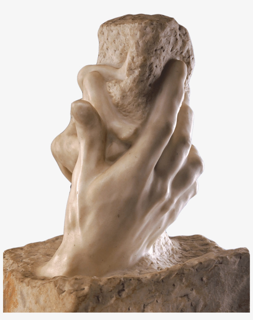 Head Of The Artist Paul De Vigne - Rodin's The Hand Of God, transparent png download