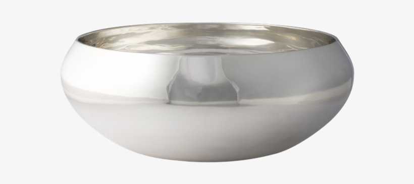 Silver Strawberry Bowl - Silver Bowl Png, transparent png download