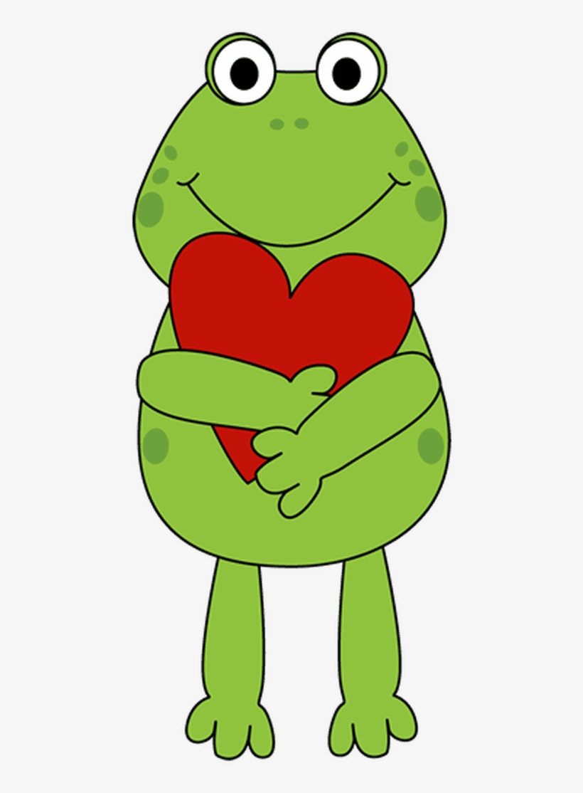 Veggie Tales Asparagus Mom Clipart - Frog With A Heart, transparent png download