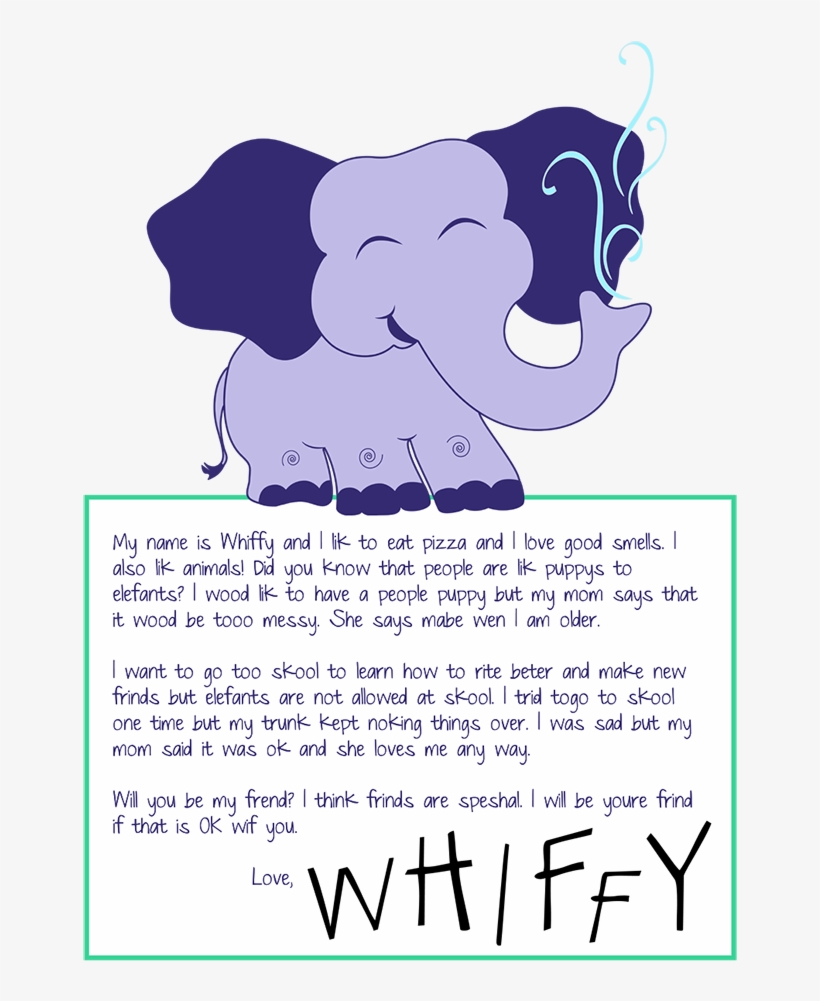 Meet Whiffy The Elephant - Iphone, transparent png download