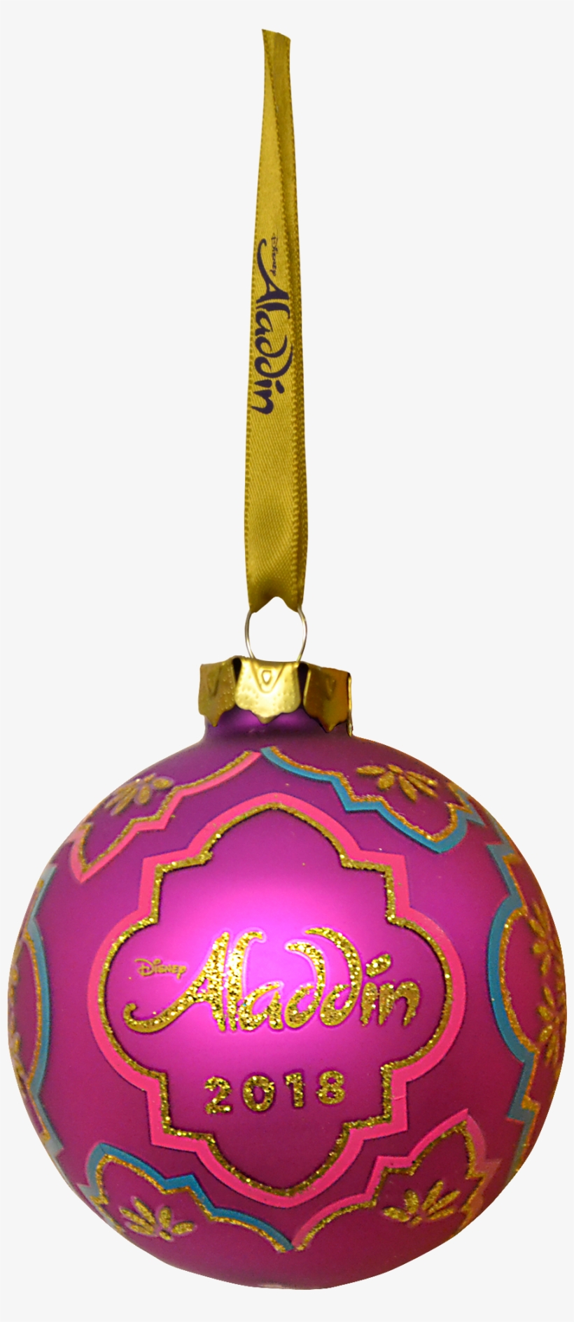 Aladdin 2018 Glass Ball Ornament - Glass, transparent png download