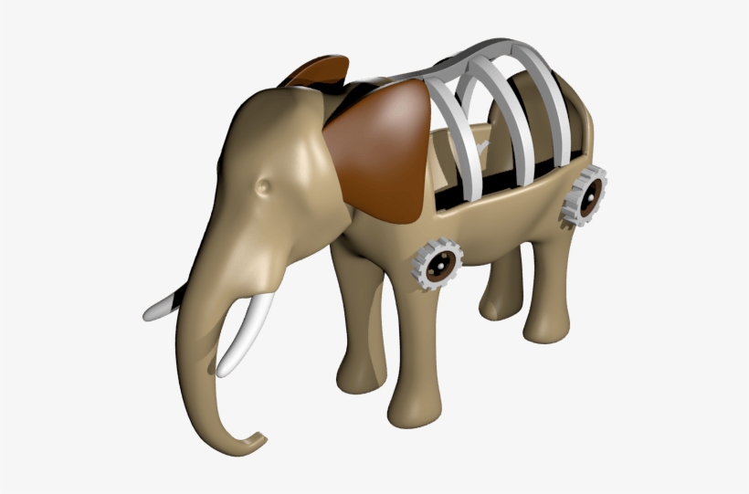 I Wanted To Break Up The Trunk And Legs Into Sections - Elephant, transparent png download