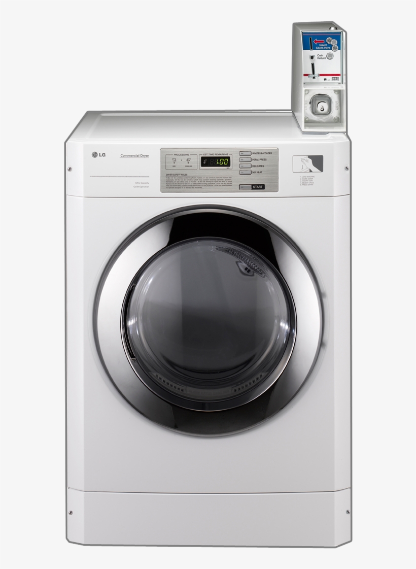 Click Here For Product Brochure - Lg Commercial Washing Machine White, transparent png download