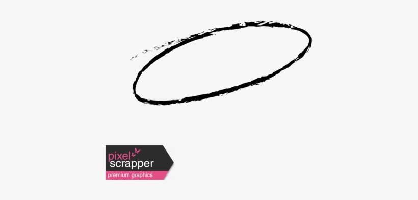 Circle Doodle Template - Digital Scrapbooking, transparent png download