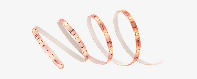 Philips Hue Led Lightstrips Indirect Light Clear+bridge, transparent png download