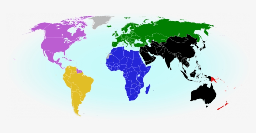 The Six Continental Confederations Of National Football - Diplomatic Missions Of Germany, transparent png download