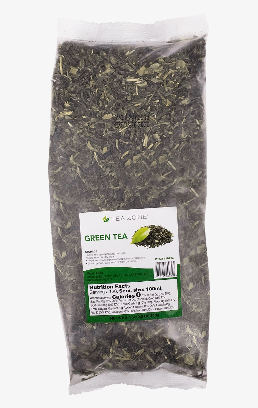 Tea Zone Green Tea Leaves - Tea, transparent png download