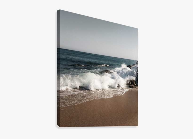 Farol Beach Canvas Print - Sea, transparent png download