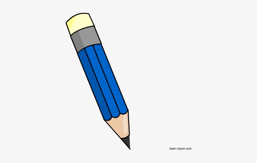 Blue Pencil Clip Art Blue Pencil PNG Image Transparent PNG Free