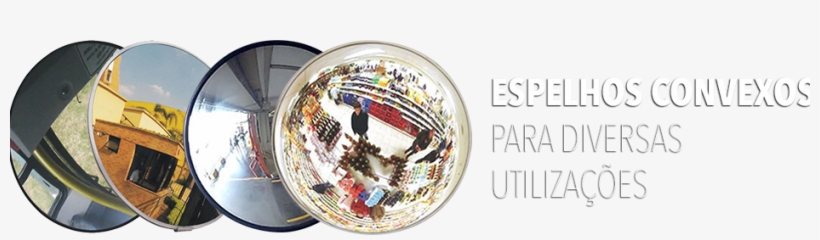 Espelho Panorâmico - Espelho Convexo 50cm Com Borda De Alumínio, transparent png download