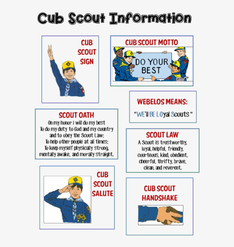 Banner Freeuse Stock Bobcat Clipart Cub Scout - Cub Scout Motto Oath And Law, transparent png download