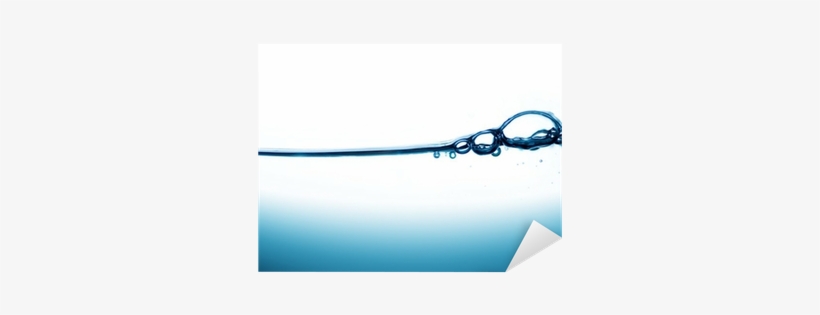 Vinilo Pixerstick Burbujas De Agua En La Superficie - Graphic Design, transparent png download
